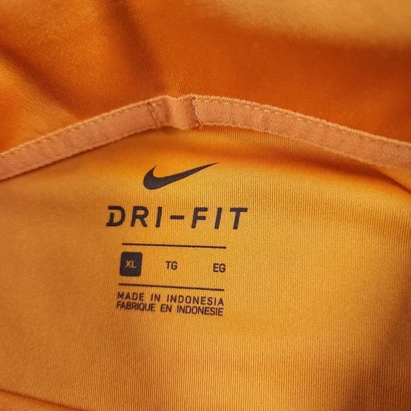 Tennessee Volunteers Shirt Mens XL Orange NCAA Football Nike Dri Fit Polo Golf - Picture 3 of 12